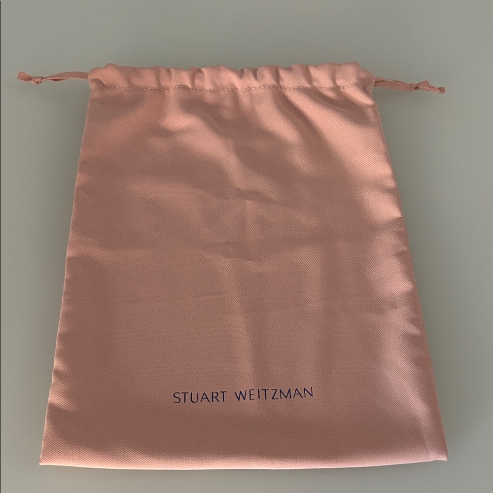 Stuart Weitzman Blush Pink Dust Bag - 14x10
